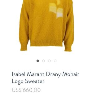 NWT size S Isabel Marant Drany mohair sweater